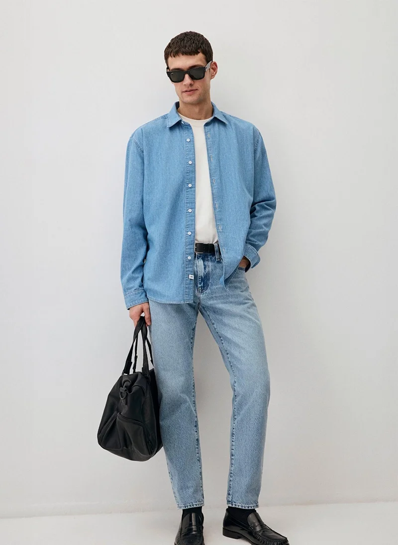 مافي London Light Premium Blue Jean Pants